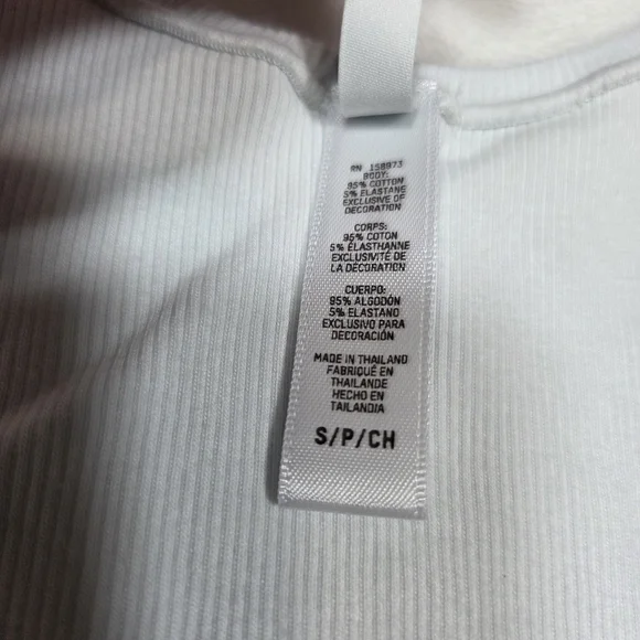 SKIMS Light Blue Cotton Ribbed Tank Size Small - Picture 7 of 8